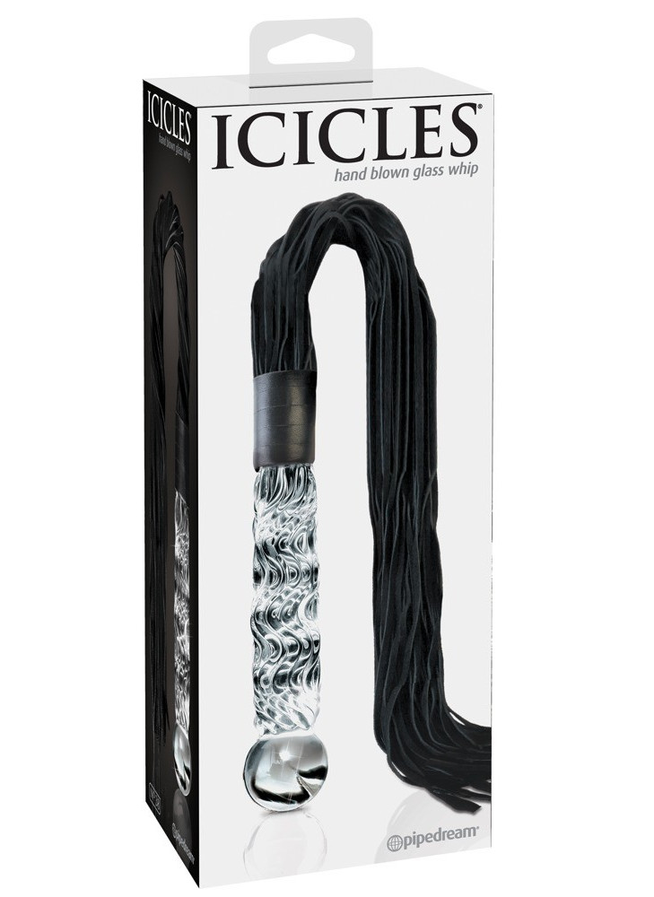 Hand Blown Glass Whip